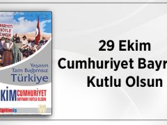 29 Ekim Cumhuriyet Bayramı Kutlu Olsun